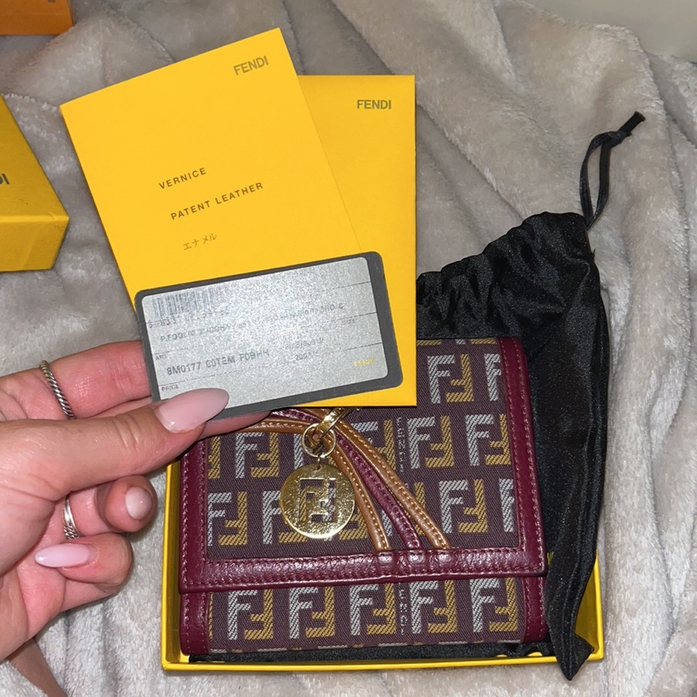 Fendi Tri Fold Wallet